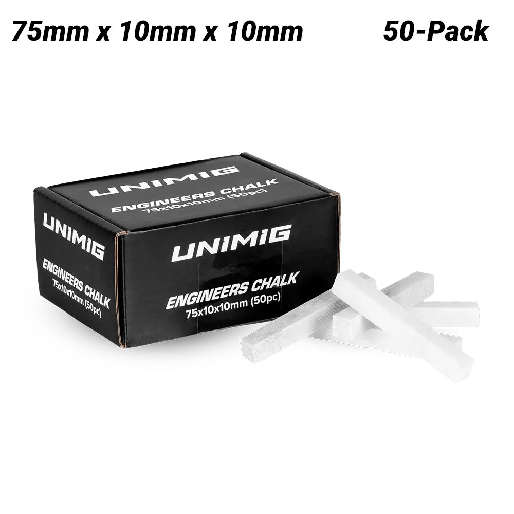 UNIMIG CH751010 50-Pack 75mm x 10mm x 10mm Engineers & Welders Chalk – image 1
