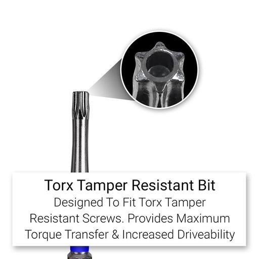 Xtorque 5PKTA1575 TORX15 75mm Tamperproof Torx Head Torsion Driver Bit - 5 Pack – image 2