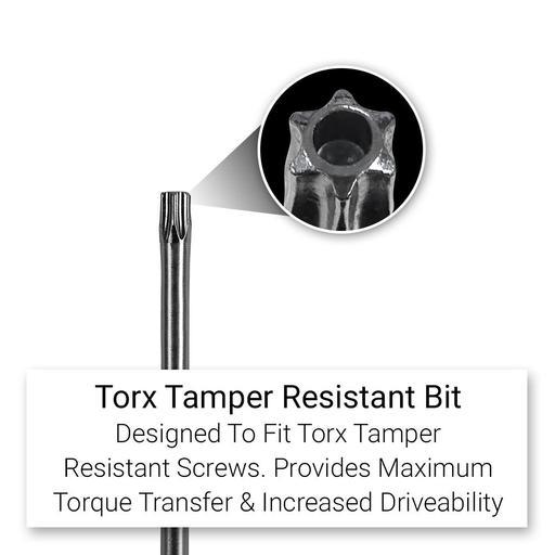 Xtorque 5PKTA40100 TORX40 100mm Tamperproof Torx Head Torsion Driver Bit - 5 Pack – image 2