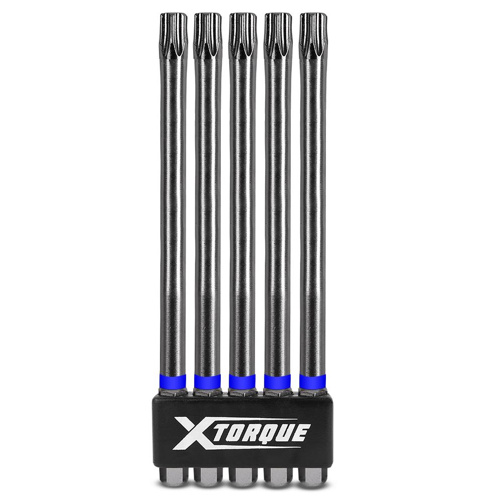 Xtorque 5PKTA40150 TORX40 150mm Tamperproof Torx Head Torsion Driver Bit - 5 Pack – image 1