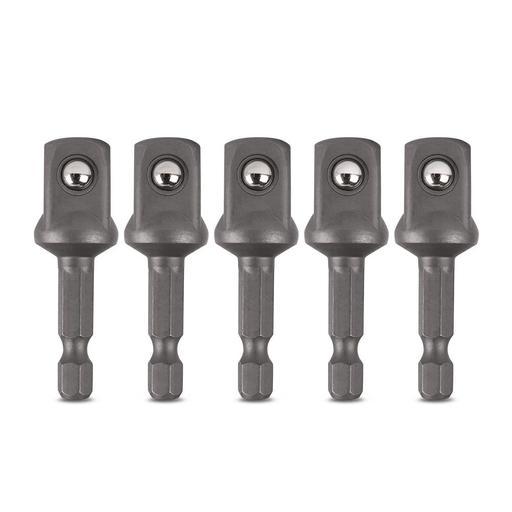 Xtorque 5PKXADA5012 5-PACK 1/2" 50mm Socket Adapter Set