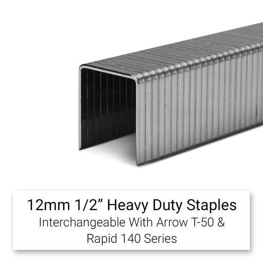 Uni Tacker UNIS12 1000pcs 12mm 1/2" Heavy Duty Staples – image 3