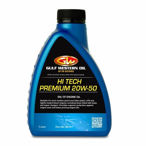 Gulf Western 30127 1L 20W/50 High Tech Premium Oil Suits Pressure Washer Pump – image 2