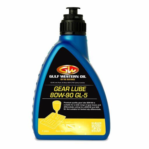 Gulf Western 30151 1L 80W/90 Gear Lube Oil To Suit Pressure Washers – image 2