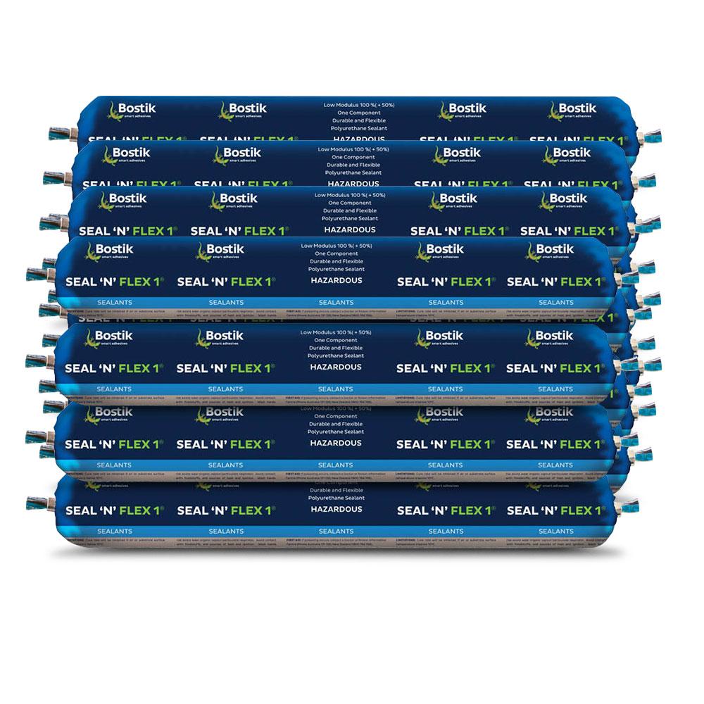 Bostik 3084003720PK 20-Pack 600ml Seal N Flex 1 Sealant Sausage - Limestone – image 3