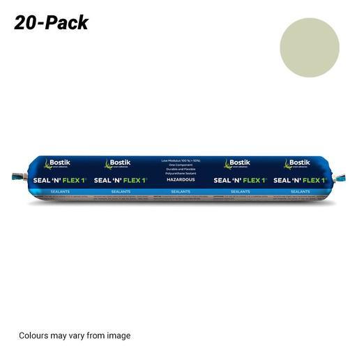 Bostik 3084003720PK 20-Pack 600ml Seal N Flex 1 Sealant Sausage - Limestone