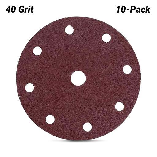 Makita P-31918 10 Pack 40G 150mm (6") Velcro Sanding Abrasive Disc