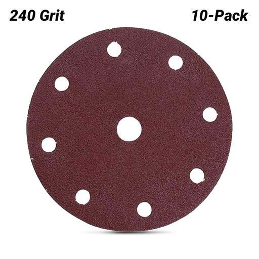 Makita P-31996 10 Pack 240G 150mm (6") Velcro Sanding Abrasive Disc