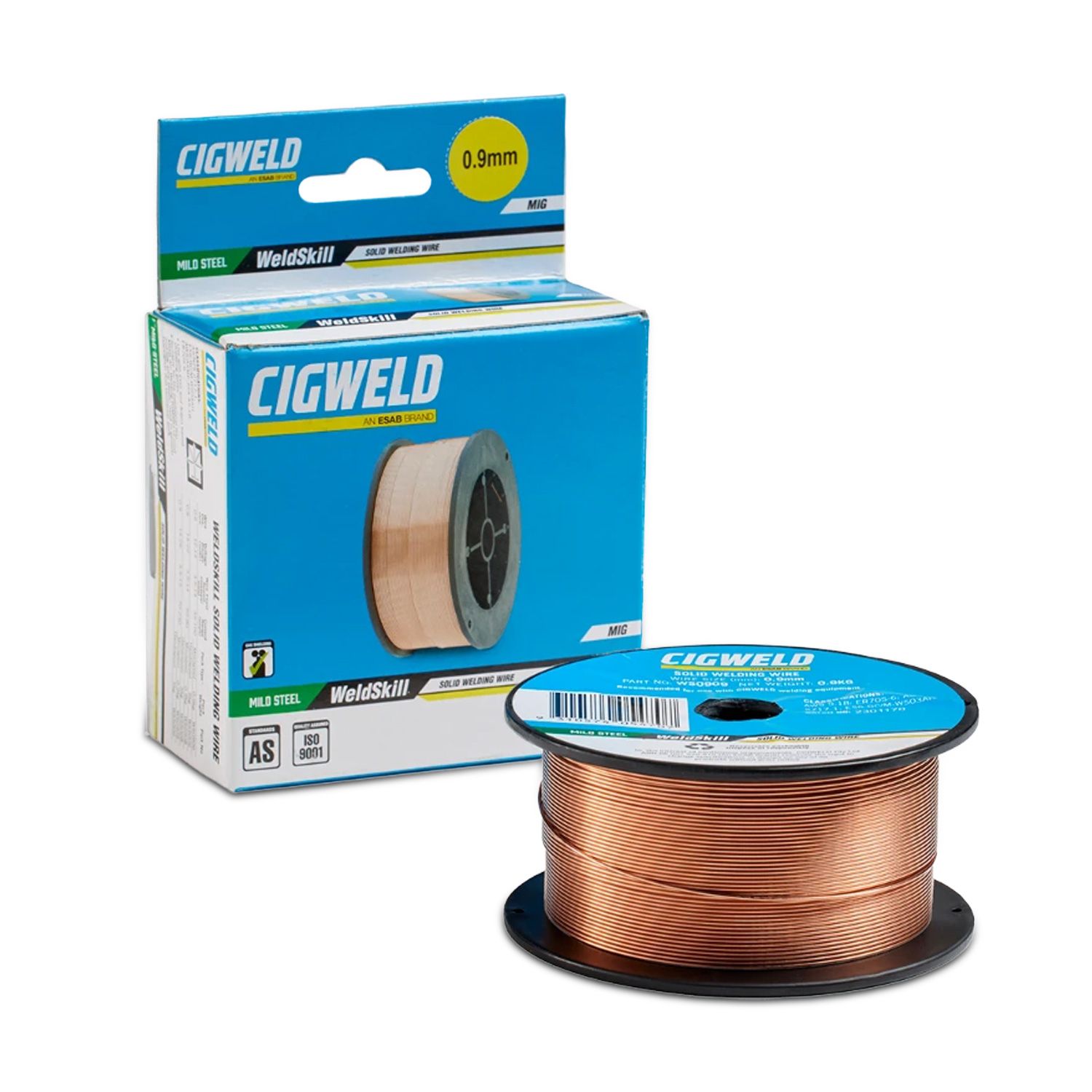 Cigweld WS0909 WeldSkill 0.9mm 0.9kg Solid Wire – image 3