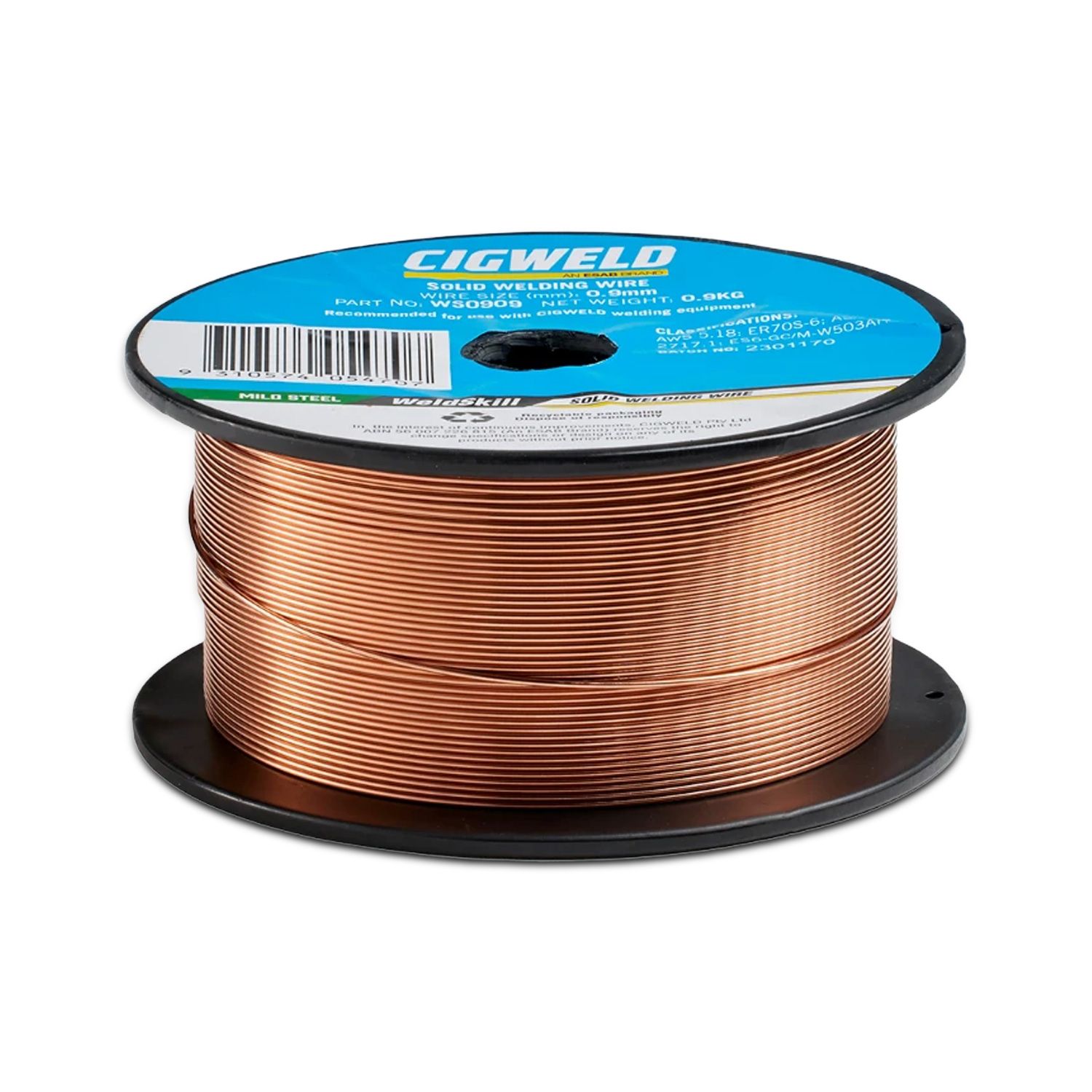 Cigweld WS0909 WeldSkill 0.9mm 0.9kg Solid Wire – image 2