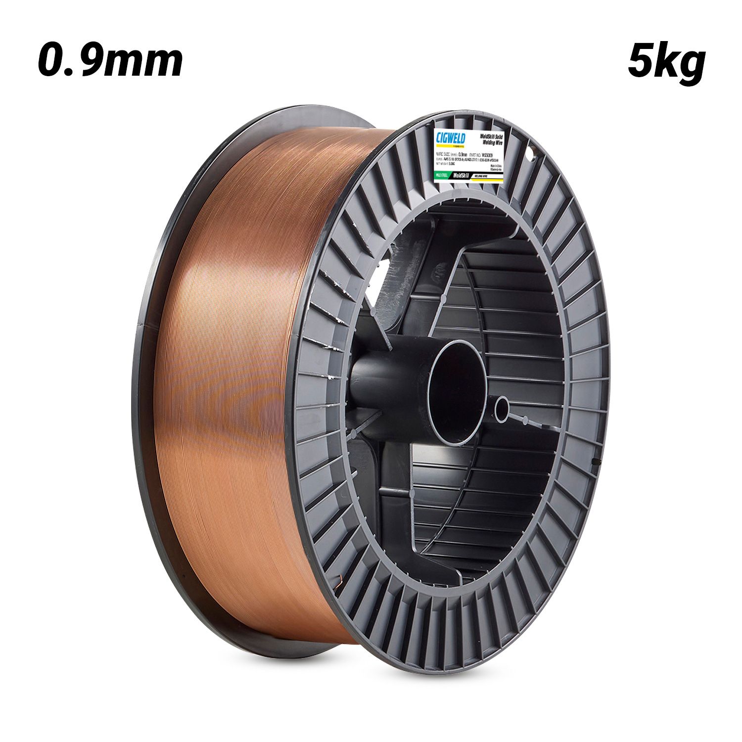 Cigweld WS5009 WeldSkill 0.9mm 5kg Solid Wire – image 1