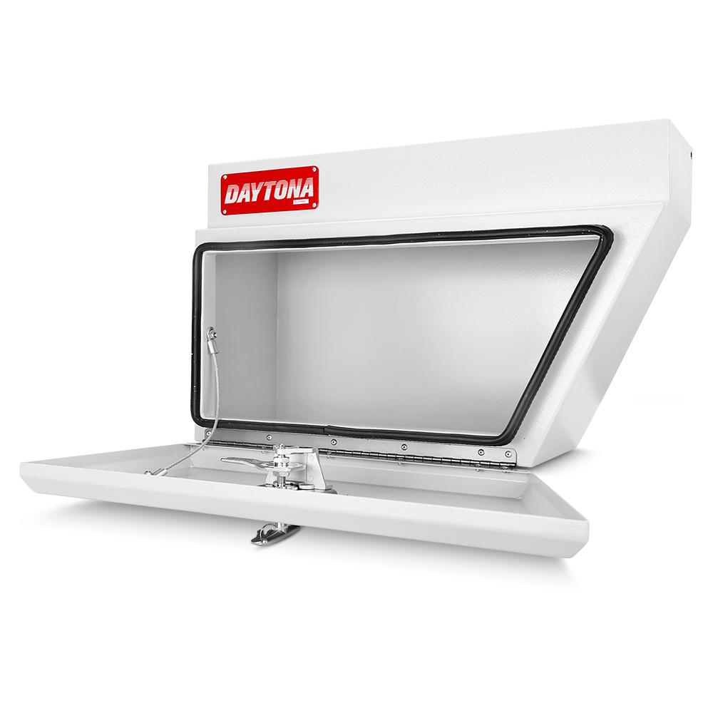 Daytona BURW600 1.5mm RIGHT 600mm x 200mm x 420mm Steel Underbody / Under Tray White Tool Box – image 1