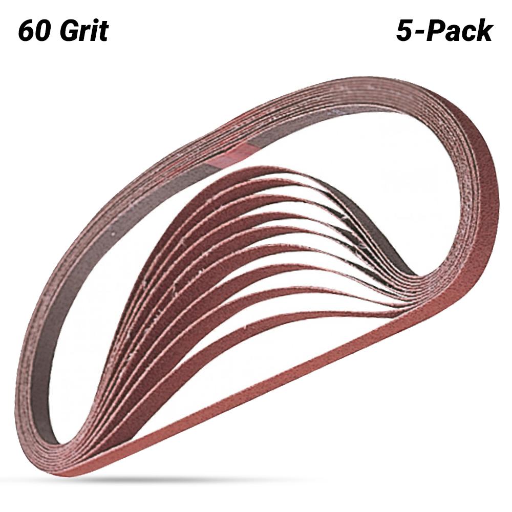 Makita P-43262 5 Pack 60G 9 (0.35") x 533mm Abrasive Belt Sanders – image 1