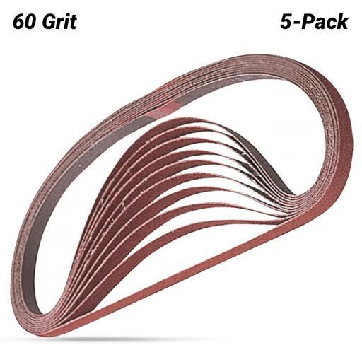 Makita P-43262 5 Pack 60G 9 (0.35") x 533mm Abrasive Belt Sanders