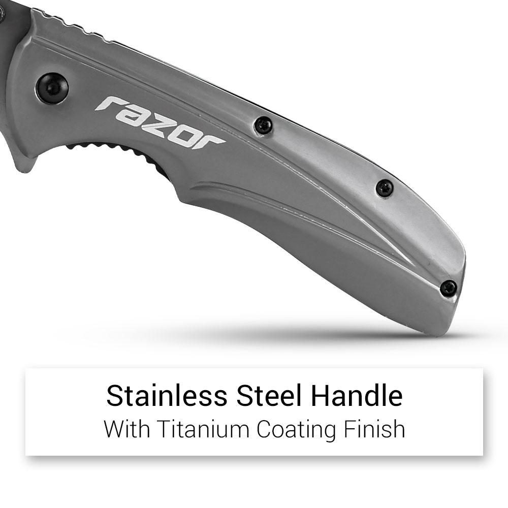 Razor RTFK 89mm Titanium Folding Knife – image 7
