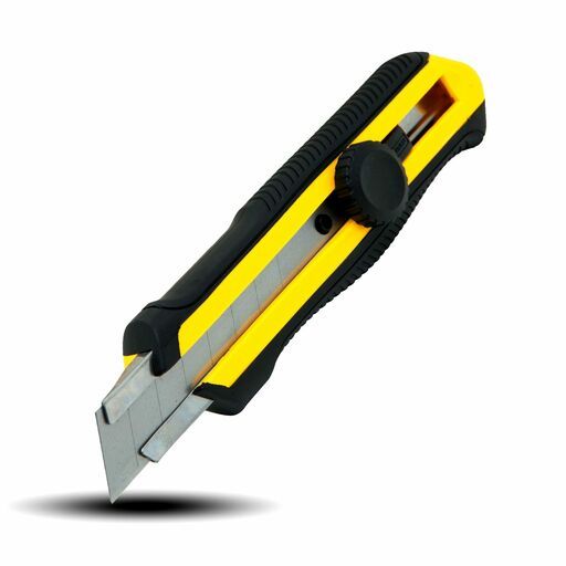 Stanley 10-418 18mm DynaGrip Wheel Lock Snap-Off Blade Knife