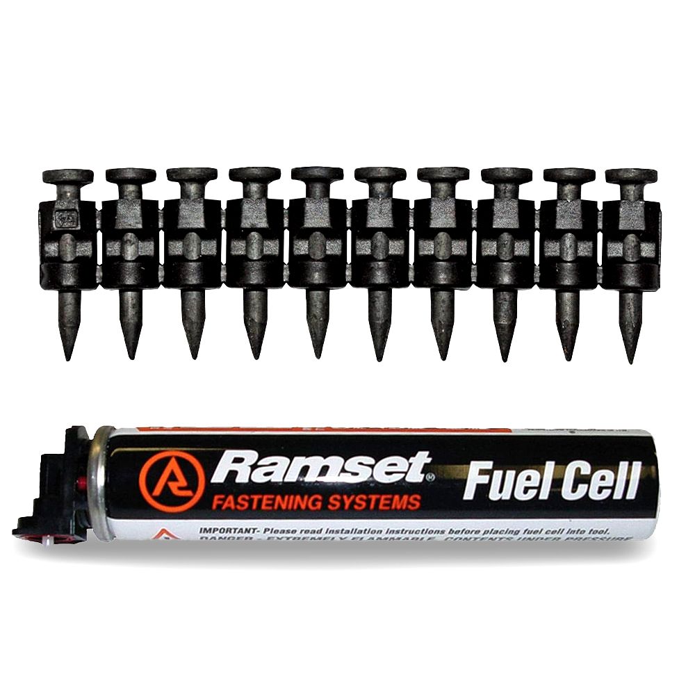 Ramset FPP012 1000 Pack 13mm (1/2") TrakFast Standard Pin With Fuel Cell – image 2