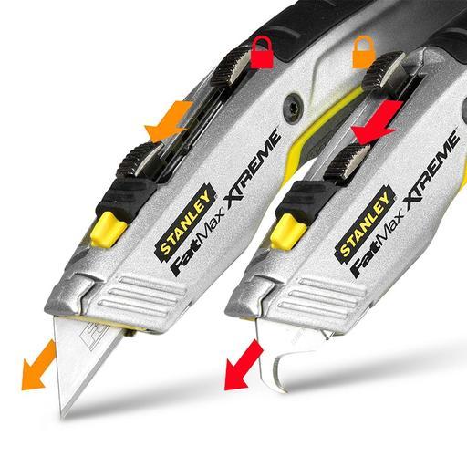 Stanley 10-789  Xtreme Retractable Twin Blade Knife – image 2