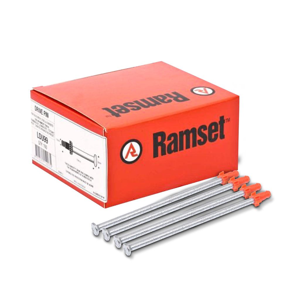 Ramset LDU99 100-Pack 99mm Drive Pins For Concrete Masonry And Steel – image 2
