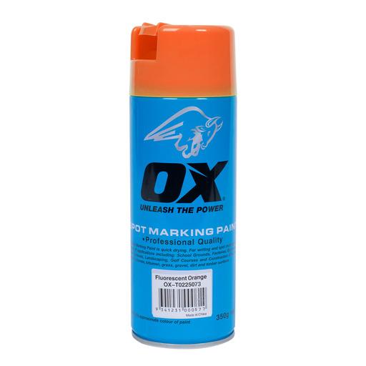 OX Tools OX-T022503 OX Trade Fluro Orange Spot Marking Paint (Single Can)