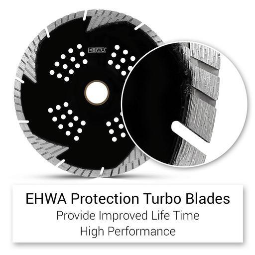Ehwa 8INWALLCH 200mm (8") Tornado Diamond Wall Chaser Blade – image 6