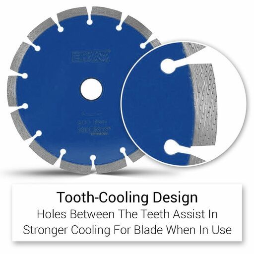Ehwa ZCHYB180 180mm (7")  Chasing Blade Soft Brick – image 4