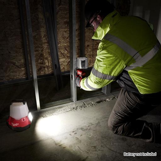 Milwaukee M18TAL-0 18V Li-ion Cordless Radius Compact Jobsite Light with Flood Mode - Skin Only – image 10