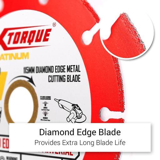Xtorque XM115 Platinum 115mm (4-1/2") Platinum Diamond Edge Metal Cutting Blade – image 3