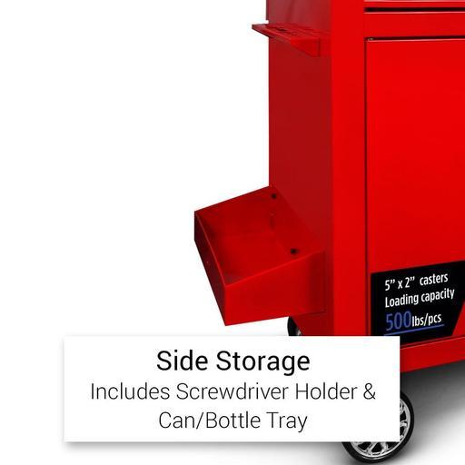 Daytona D62WB 62" Heavy Duty 10 Drawer Work Bench - Red – image 3