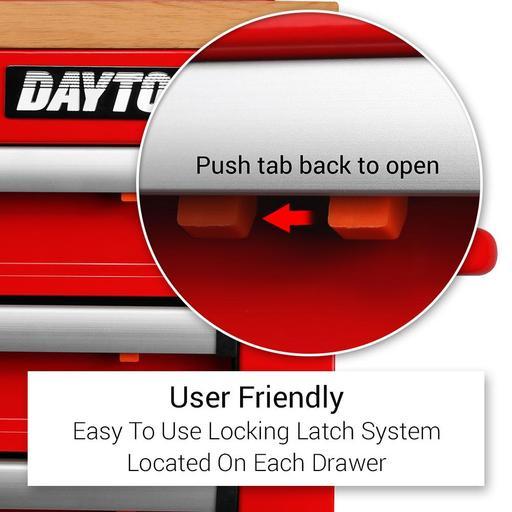 Daytona D62WB 62" Heavy Duty 10 Drawer Work Bench - Red – image 7