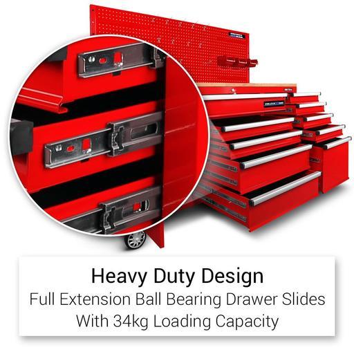 Daytona D62WB 62" Heavy Duty 10 Drawer Work Bench - Red – image 14