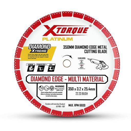 Xtorque XM350 Platinum 350mm (14") Platinum Diamond Edge Metal Cutting Blade