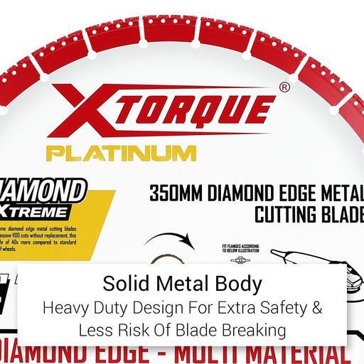 Xtorque XM350 Platinum 350mm (14") Platinum Diamond Edge Metal Cutting Blade – image 4