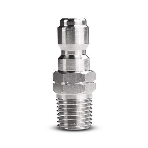 Typhoon TM14P Stainless Steel 1/4" BSPT Male To 1/4" Female Plug – image 3