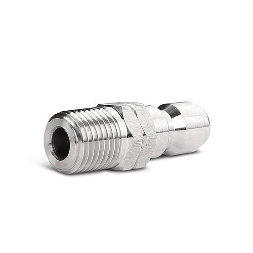 Typhoon TM14P Stainless Steel 1/4" BSPT Male To 1/4" Female Plug – image 2