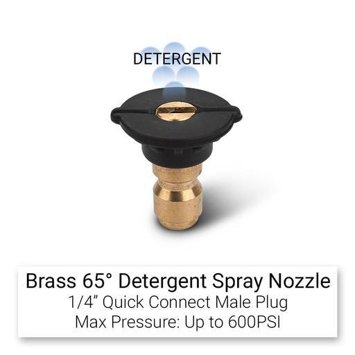 Typhoon T65BN Brass 1/4" 65° Black Detergent Spray Nozzle – image 3
