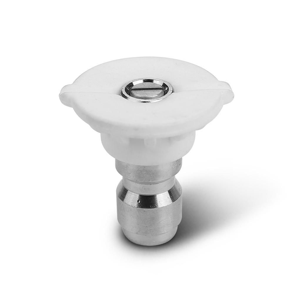 Typhoon T25WN Stainless Steel 1/4" 40° 025 White Pressure Washer Nozzle – image 1