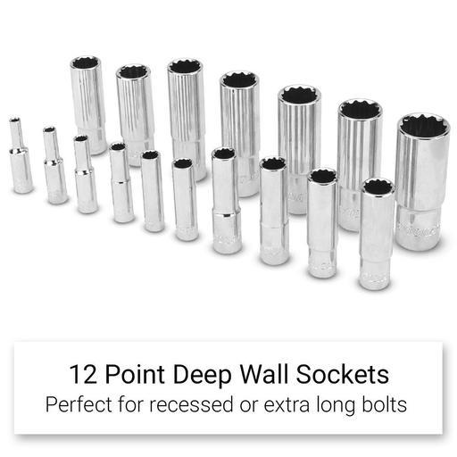 Daytona D179MS 179pce 1/2", 3/8" & 1/4" Drive Metric 10-32mm Socket Set – image 7