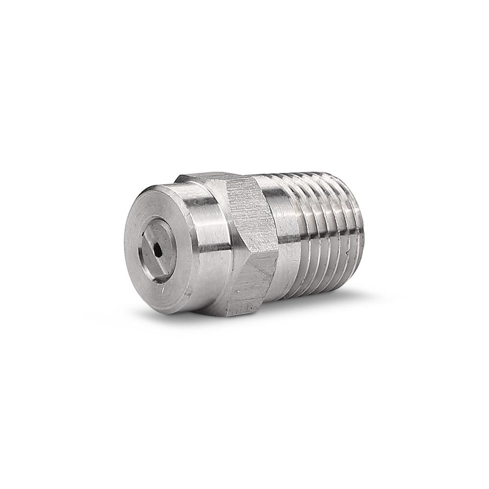 Typhoon T40DLN Stainless Steel 1/4" Male 15° 040 Threaded Dual Lance Nozzle – image 1