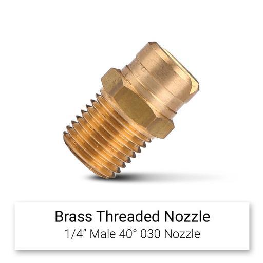 Typhoon T30DLN Brass 1/4" Male 40° 030 Threaded Dual Lance Nozzle – image 3