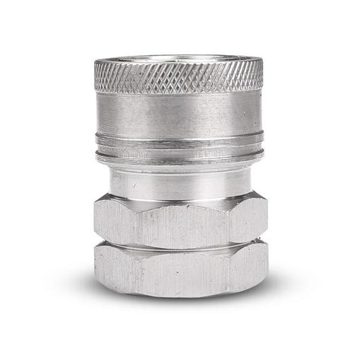 Typhoon TF38C Stainless Steel 3/8" BSPT Female To 3/8" Coupler – image 3