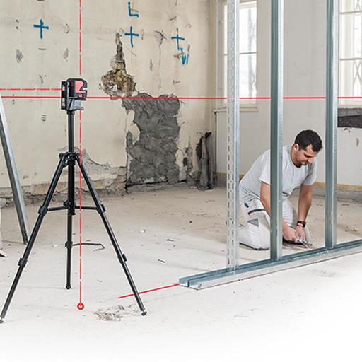 Leica Lino L2P5-1 (LG864431) 5 Point Red Beam Cross Line and Point Laser – image 4