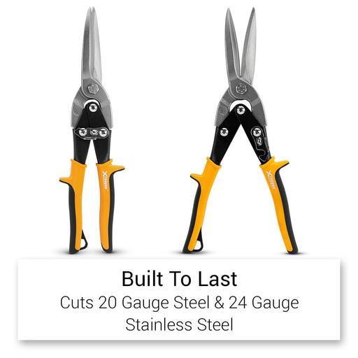 Xtorque XLSCAS Long Straight Cut Aviation Snip – image 6