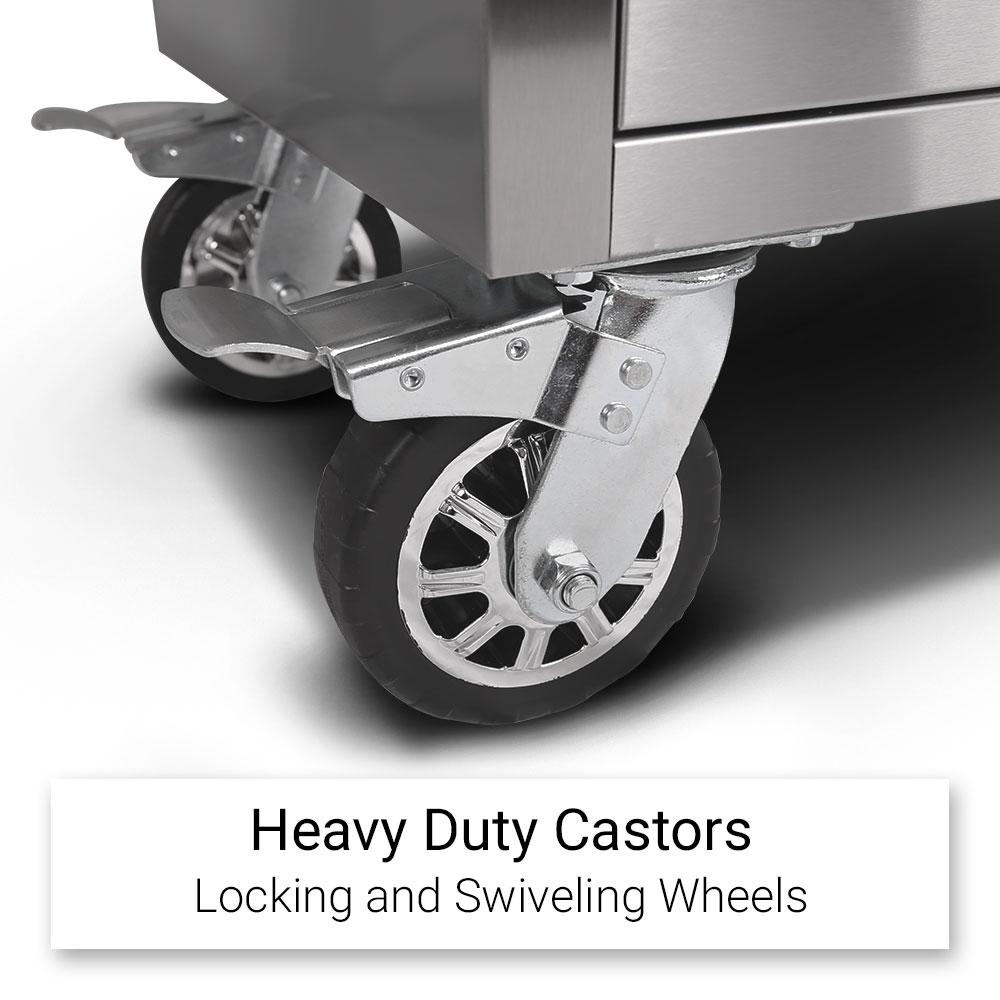 Daytona D72SWB 1828mm (72") Stainless Steel 10 Drawer Work Bench Tool Trolley – image 6