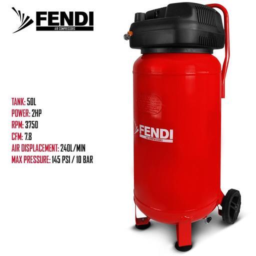 Fendi FEN50 50L 2HP Oil Free Air Compressor – image 3