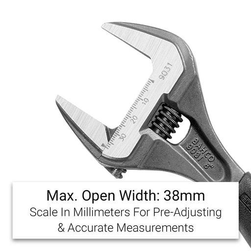 Bahco 9031 200mm (8") Adjustable Wrench – image 3