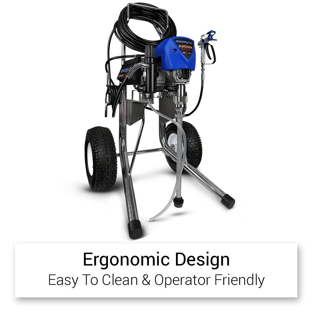 Chicago Air CB2200S Brushless 2200W Airless Paint Sprayer With 15m Hose – image 5