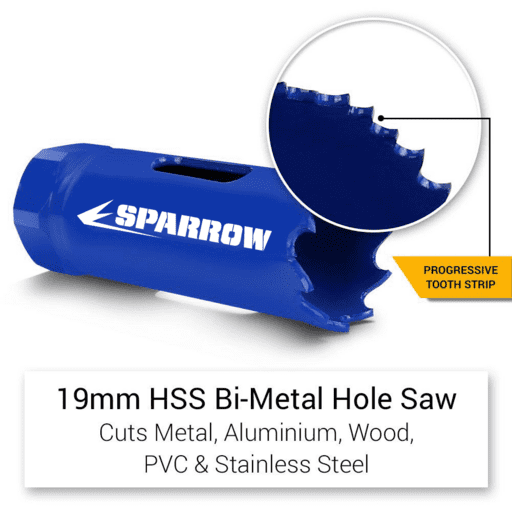 Sparrow SM17HS 17pce Professional Grade Bi-Metal Holesaw Maintenance Kit – image 14