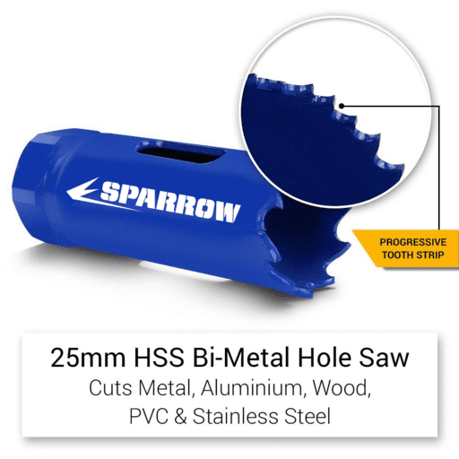 Sparrow SM17HS 17pce Professional Grade Bi-Metal Holesaw Maintenance Kit – image 5