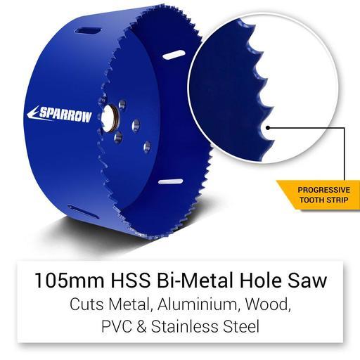 Sparrow SC11HS 11pce Professional Grade Bi-Metal Holesaw Carpenters Kit – image 11